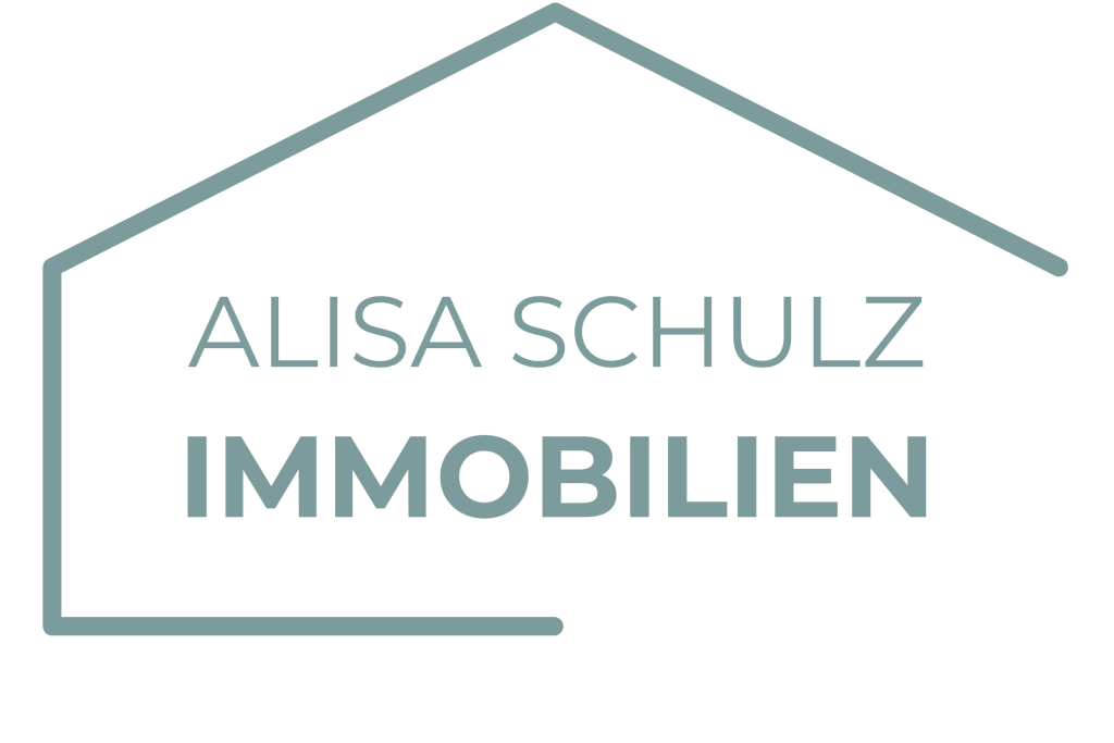 ALSIA SCHULZ IMMOBILIEN in einem grafischen Haus, das unten und nach rechts geöffnet ist